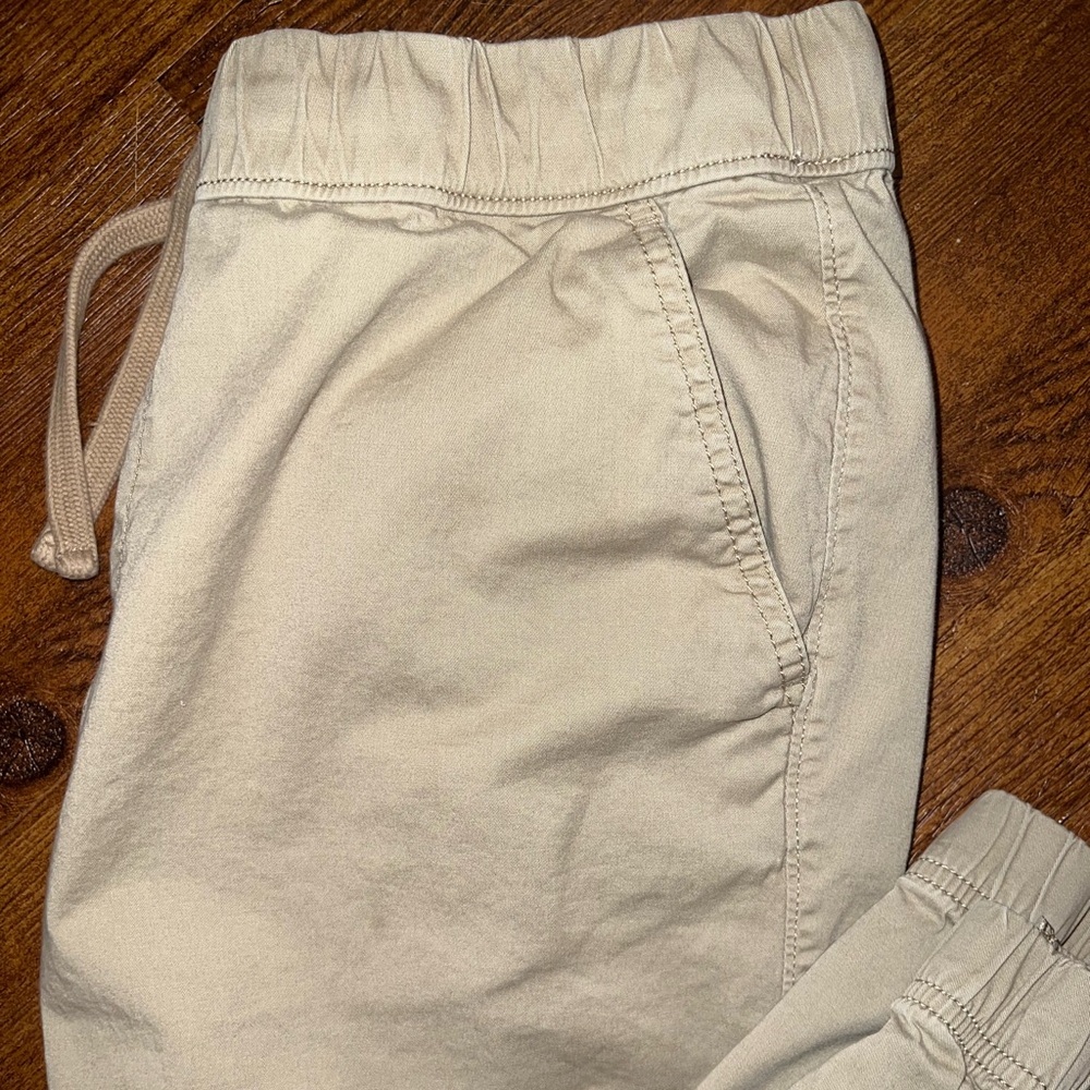 Sonoma Khaki Modern Fit Stretch Tan Cuffed Jogger Pants Size L - Picture 8 of 10